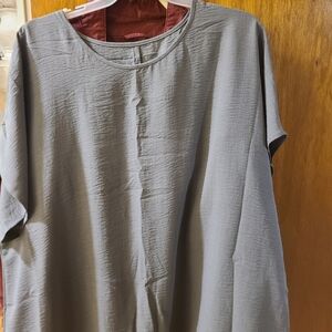 SHEIN Men's Short Sleeve Gray Tee